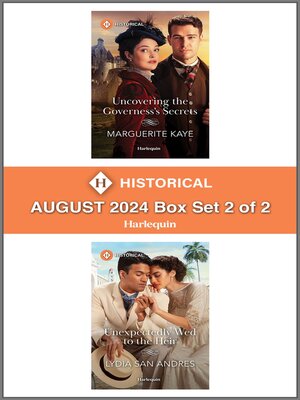cover image of Harlequin Historical August 2024--Box Set 2 of 2